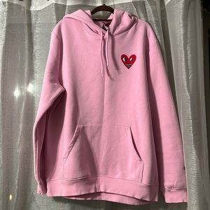 H&M Keith Harring hoodie men Large regular fit pink/red used Great condition